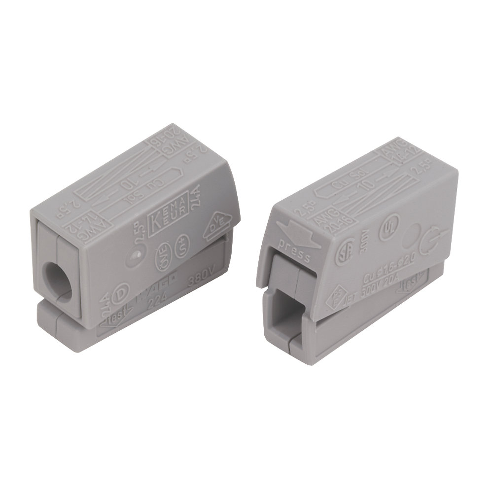Wago 224-101 2 Way Lighting Connector 1 Wago 224-101 2 Way Lighting Connector