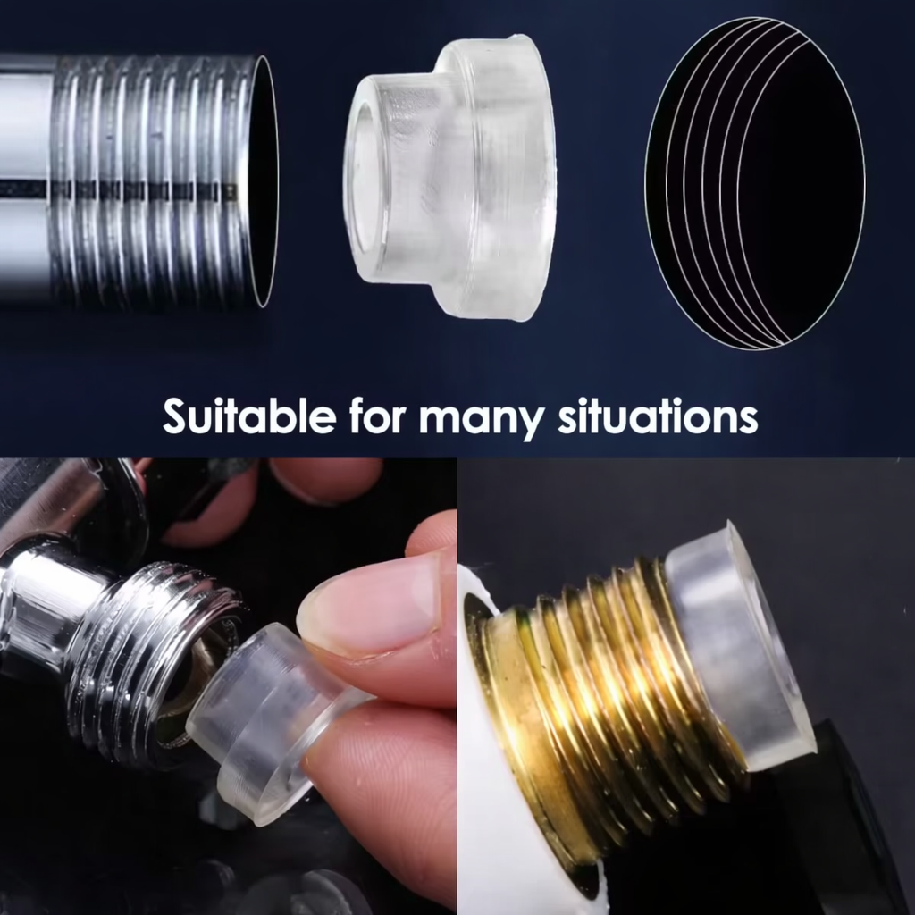 12_Flat_face_plastic_spacer_silicone_thread_insert_washer.png — 12 Flat face plastic spacer silicone thread insert washer
