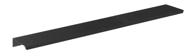 Black_Tab_Cupboard_Vanity_Unit_Door_Pull_Handle_400mm.png — Black Tab Cupboard Vanity Unit Door Pull Handle 400mm
